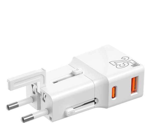 Mobile Origin Travel adapter 25W EU/US/UK/AU white - 1275921 - zdjęcie 4